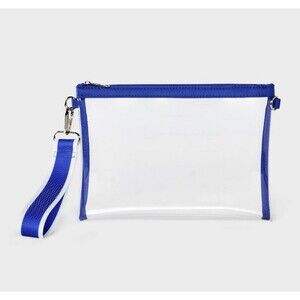 Game Day Clear Bracelet Clutch Wild Fable Blue